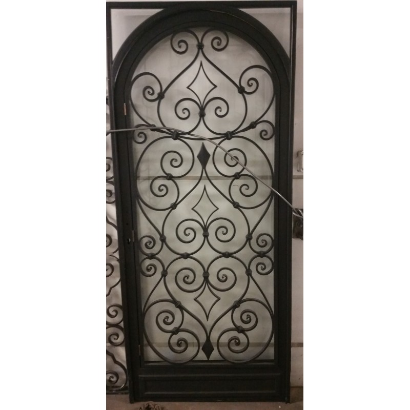 WROUGHT IRON ENTRY DOOR WROUGHT IRON ENTRY DOOR