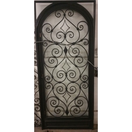 WROUGHT IRON ENTRY DOOR