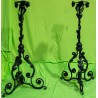 ANTIQUE  CANDLE STANDS