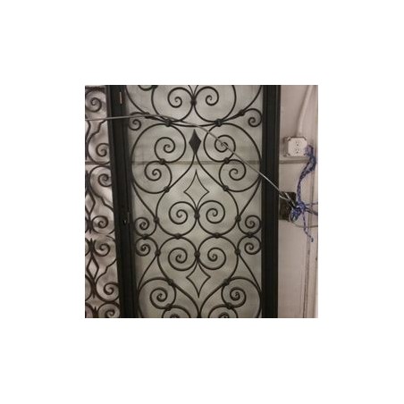 WROUGHT IRON ENTRY DOOR