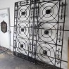 WROUGHT IRON HIBISCUS GATES